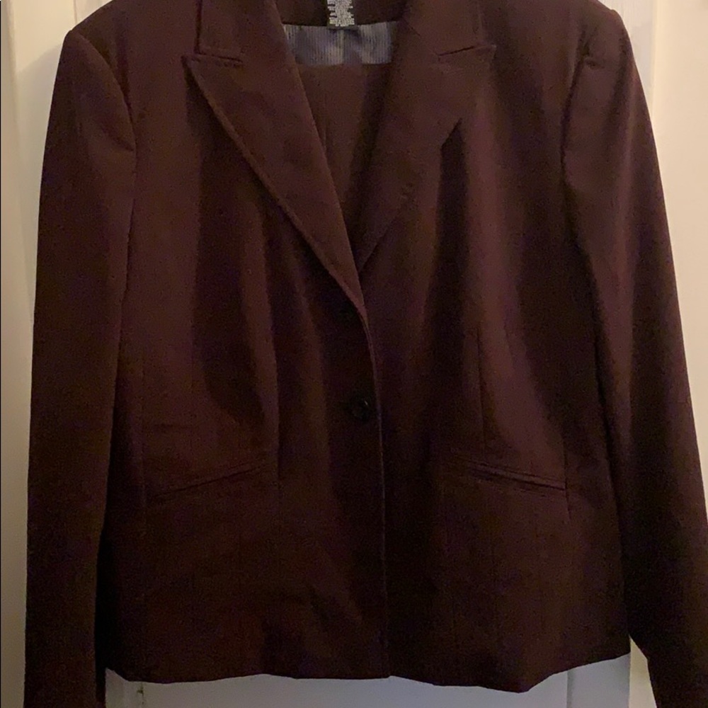 Brown pant with suit jacket
